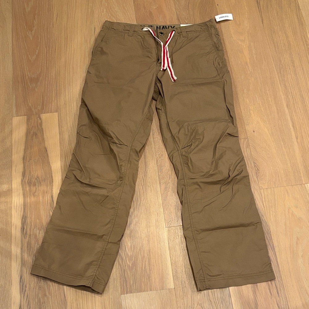 Old Navy Men's Brown Chinos with Drawstring